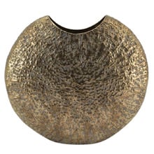 Gold Thalia Steel Vase